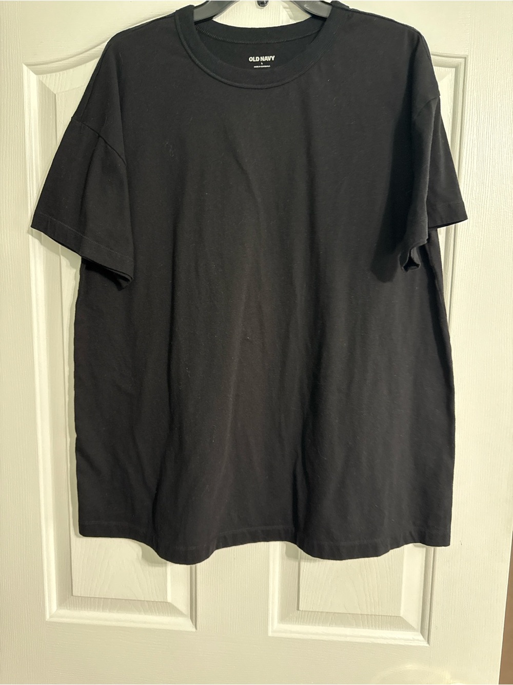 Old Navy Black Short Sleeve Crew T-Shirt